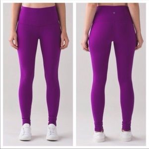 Lululemon High Rise Wunder Under Tight Sz 8